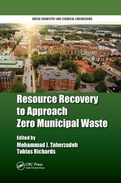 Couverture de l’ouvrage Resource Recovery to Approach Zero Municipal Waste