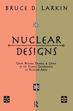 Couverture de l’ouvrage Nuclear Designs