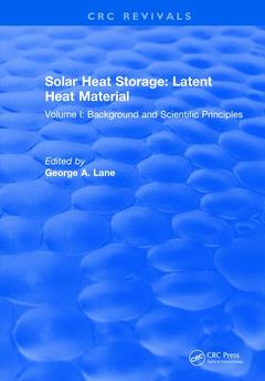 Couverture de l’ouvrage Solar Heat Storage