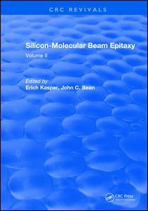 Couverture de l’ouvrage Silicon Molecular Beam Epitaxy