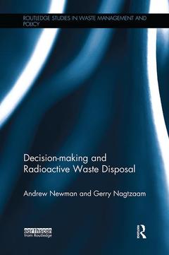 Couverture de l’ouvrage Decision-making and Radioactive Waste Disposal