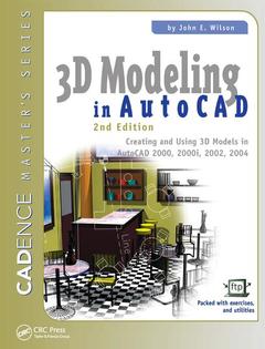 Cover of the book 3D Modeling in AutoCAD