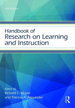 Couverture de l’ouvrage Handbook of Research on Learning and Instruction