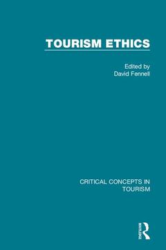 Couverture de l’ouvrage Tourism Ethics