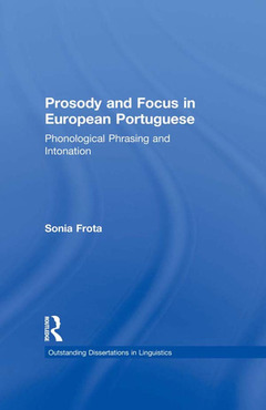 Cover of the book Prosody and Focus in European Portuguese