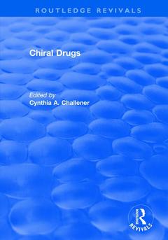 Couverture de l’ouvrage Chiral Drugs