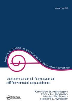 Couverture de l’ouvrage Volterra and Functional Differential Equations