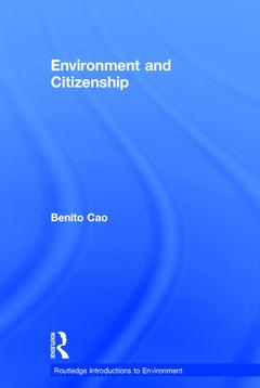 Couverture de l’ouvrage Environment and Citizenship