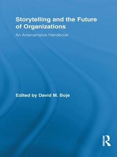 Cover of the book Storytelling and the Future of Organizations
