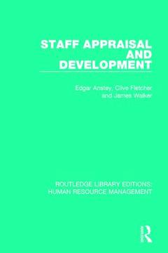 Couverture de l’ouvrage Staff Appraisal and Development
