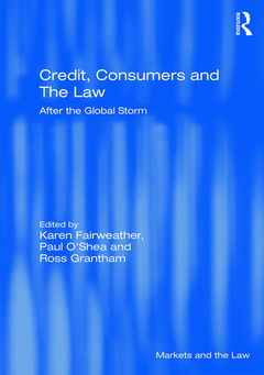 Couverture de l’ouvrage Credit, Consumers and the Law