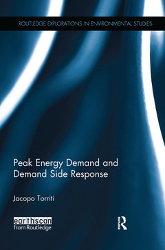 Couverture de l’ouvrage Peak Energy Demand and Demand Side Response