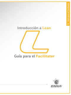 Couverture de l’ouvrage Intro a Lean Facilitator Guide (Spanish)