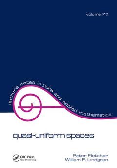 Cover of the book Quasi-Uniform Spaces