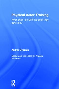 Couverture de l’ouvrage Physical Actor Training