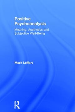 Couverture de l’ouvrage Positive Psychoanalysis