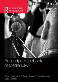 Cover of the book Routledge Handbook of Media Law
