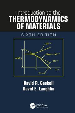 Cover of the book Introduction to the Thermodynamics of Materials
