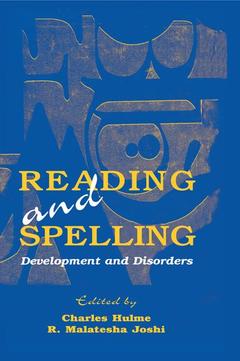 Couverture de l’ouvrage Reading and Spelling