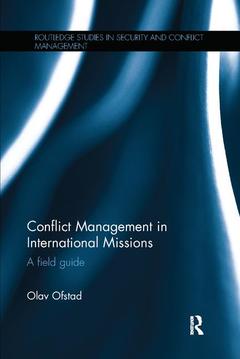 Couverture de l’ouvrage Conflict Management in International Missions