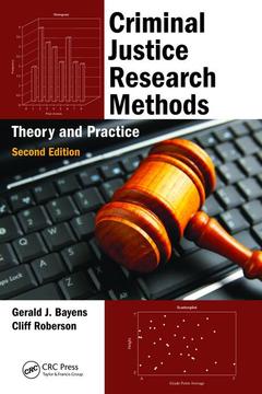 Couverture de l’ouvrage Criminal Justice Research Methods
