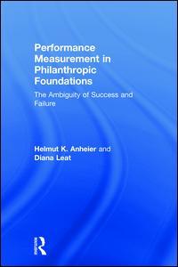 Couverture de l’ouvrage Performance Measurement in Philanthropic Foundations
