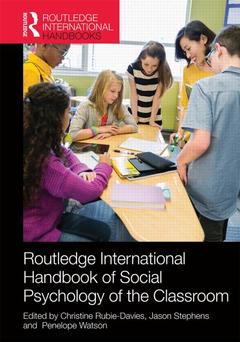 Couverture de l’ouvrage Routledge International Handbook of Social Psychology of the Classroom