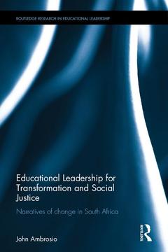 Cover of the book Educational Leadership for Transformation and Social Justice