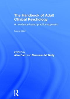 Couverture de l’ouvrage The Handbook of Adult Clinical Psychology