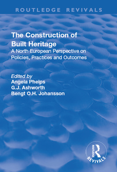 Cover of the book The Construction of Built Heritage