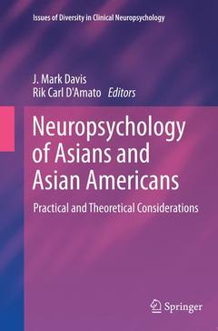 Couverture de l’ouvrage Neuropsychology of Asians and Asian-Americans