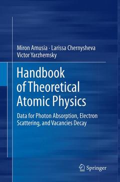Couverture de l’ouvrage Handbook of Theoretical Atomic Physics