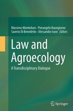 Couverture de l’ouvrage Law and Agroecology