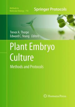 Couverture de l’ouvrage Plant Embryo Culture