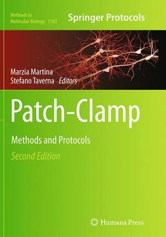 Couverture de l’ouvrage Patch-Clamp Methods and Protocols