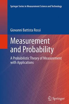 Couverture de l’ouvrage Measurement and Probability
