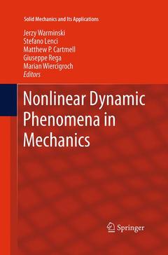 Couverture de l’ouvrage Nonlinear Dynamic Phenomena in Mechanics