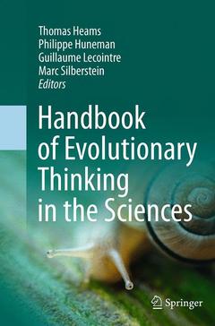 Cover of the book Handbook of Evolutionary Thinking in the Sciences
