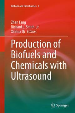 Couverture de l’ouvrage Production of Biofuels and Chemicals with Ultrasound