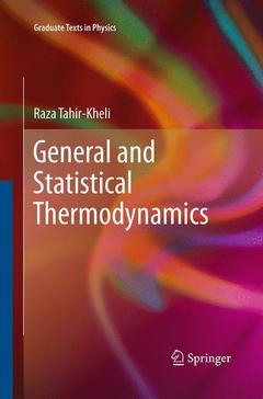 Couverture de l’ouvrage General and Statistical Thermodynamics