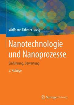 Couverture de l’ouvrage Nanotechnologie und Nanoprozesse