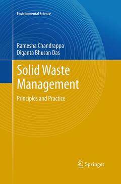 Couverture de l’ouvrage Solid Waste Management