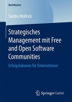 Couverture de l’ouvrage Strategisches Management mit Free and Open Software Communities