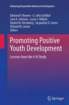 Couverture de l’ouvrage Promoting Positive Youth Development