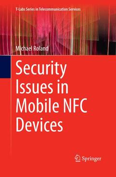 Couverture de l’ouvrage Security Issues in Mobile NFC Devices