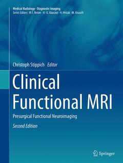 Couverture de l’ouvrage Clinical Functional MRI