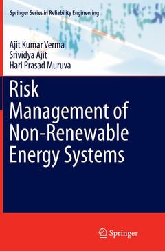 Cover of the book Risk Management of Non-Renewable Energy Systems