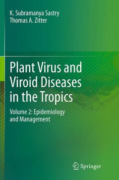 Couverture de l’ouvrage Plant Virus and Viroid Diseases in the Tropics