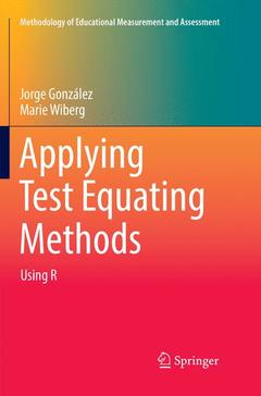 Couverture de l’ouvrage Applying Test Equating Methods