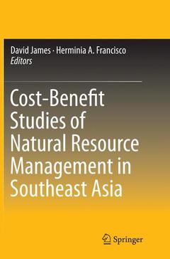 Couverture de l’ouvrage Cost-Benefit Studies of Natural Resource Management in Southeast Asia